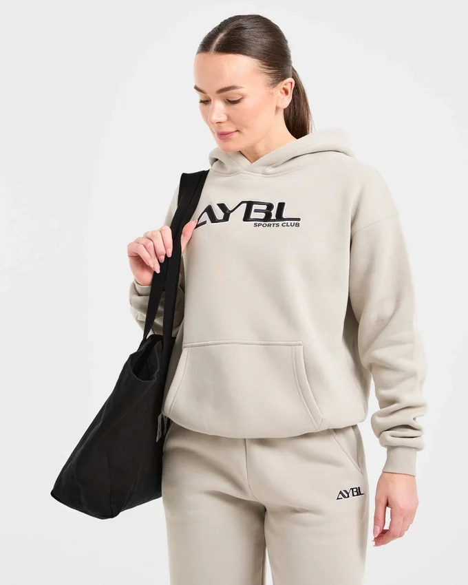 Sweat à capuche oversize brodé rétro