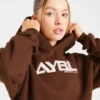Sweat à capuche oversize brodé rétro
