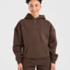 Sweat à capuche oversize classique et douillet
