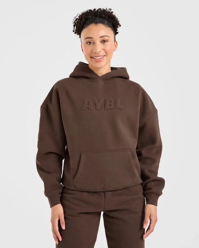 Sweat à capuche oversize classique et douillet