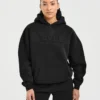 Sweat à capuche oversize classique et douillet