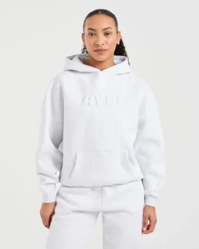Sweat à capuche oversize classique et douillet