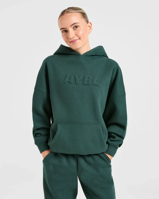 Sweat à capuche oversize classique et douillet