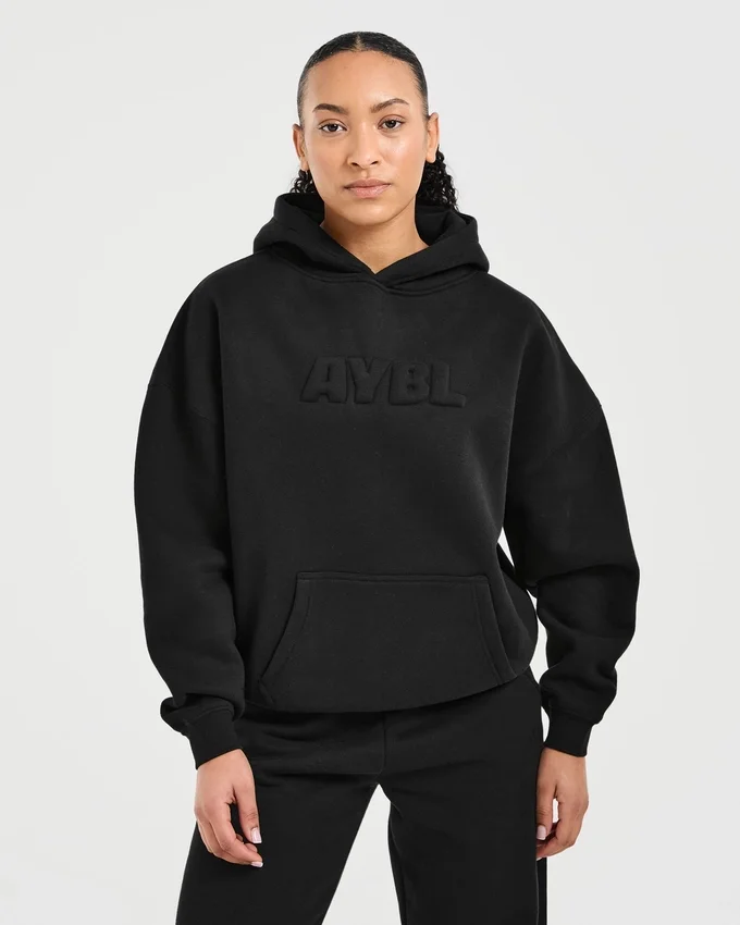Sweat à capuche oversize classique et douillet