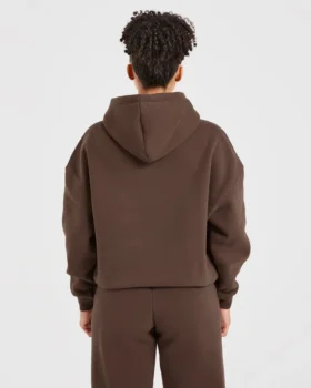 Sweat à capuche oversize classique et douillet