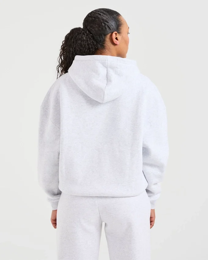 Sweat à capuche oversize classique et douillet