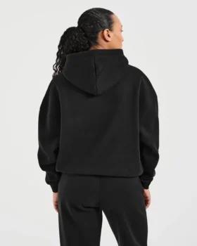 Sweat à capuche oversize classique et douillet