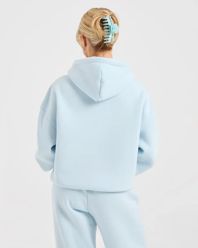 Sweat à capuche oversize classique et douillet
