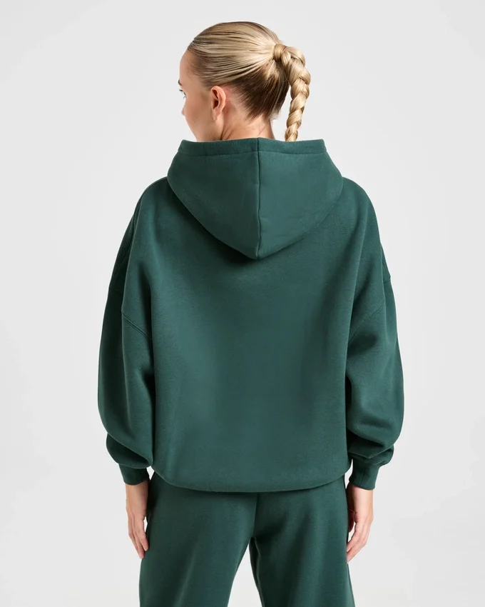 Sweat à capuche oversize classique et douillet