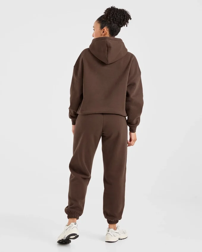Sweat à capuche oversize classique et douillet