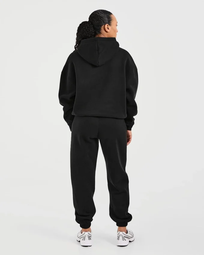 Sweat à capuche oversize classique et douillet