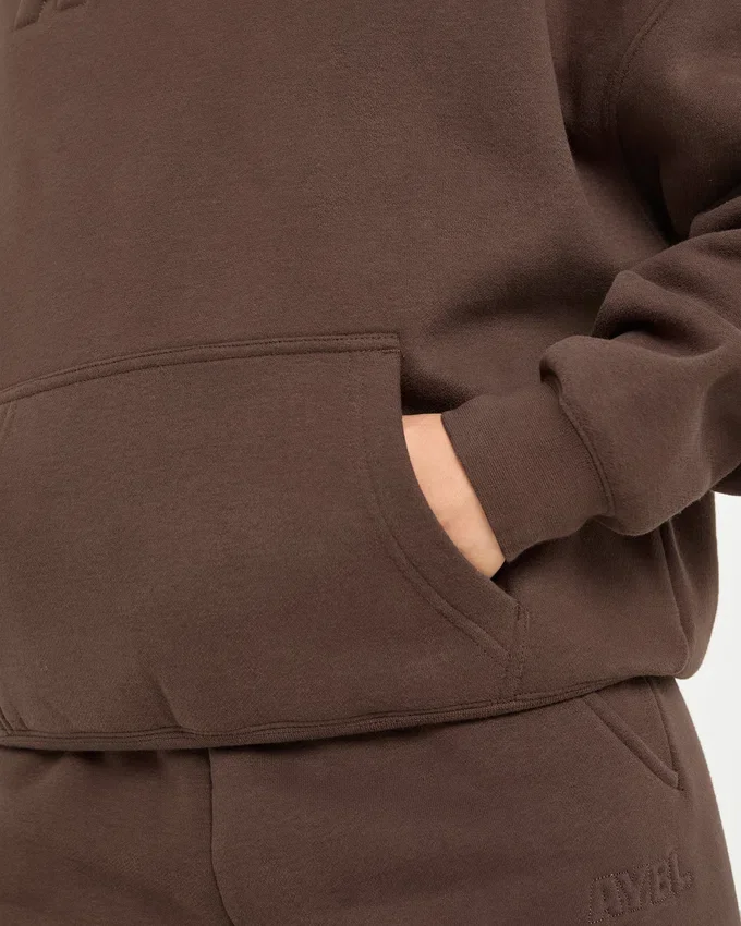 Sweat à capuche oversize classique et douillet