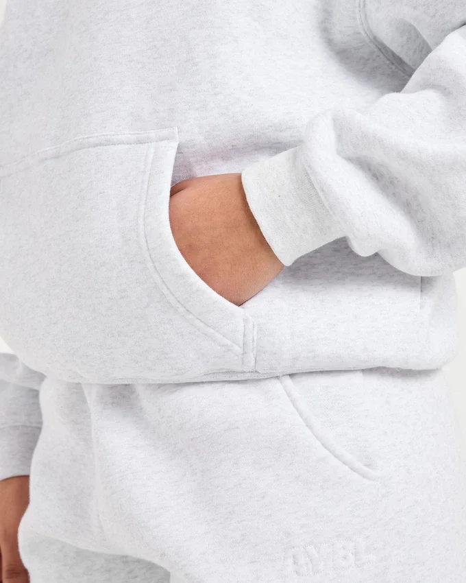 Sweat à capuche oversize classique et douillet