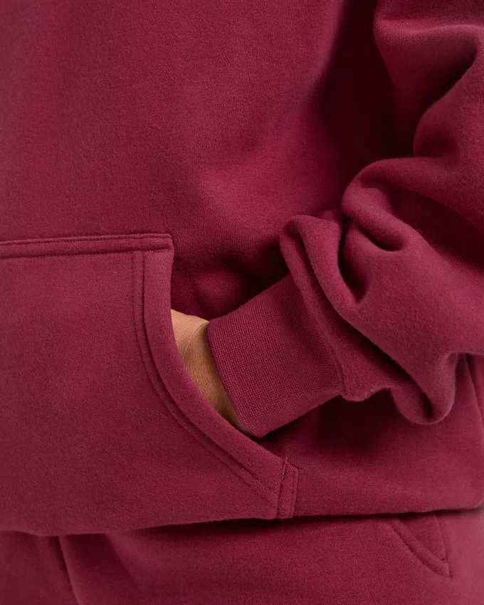Sweat à capuche oversize classique et douillet