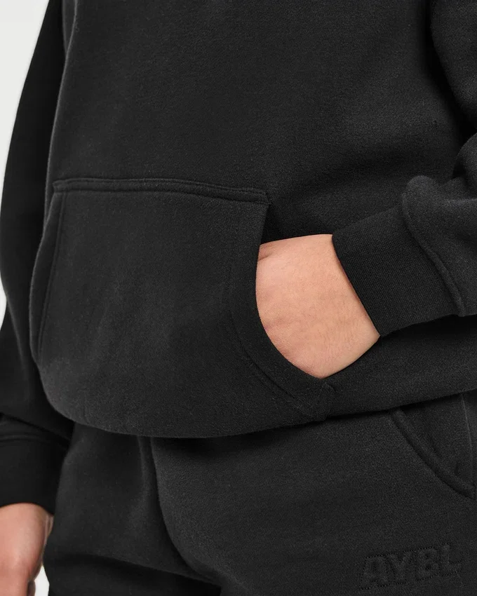 Sweat à capuche oversize classique et douillet