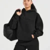 Sweat à capuche oversize classique et douillet