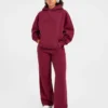 Pantalon de jogging classique oversize à jambes droites et en molleton