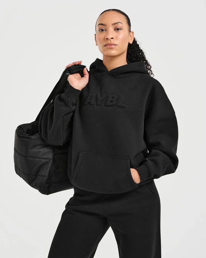Sweat à capuche oversize classique et douillet