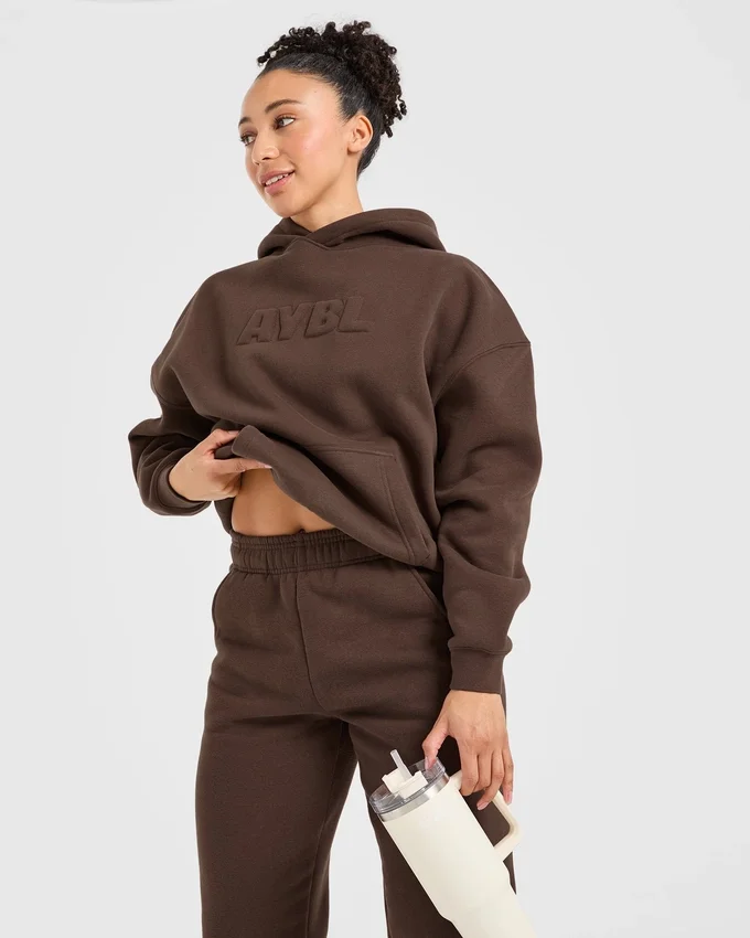 Sweat à capuche oversize classique et douillet