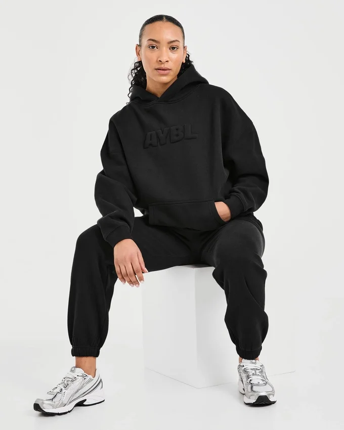 Sweat à capuche oversize classique et douillet