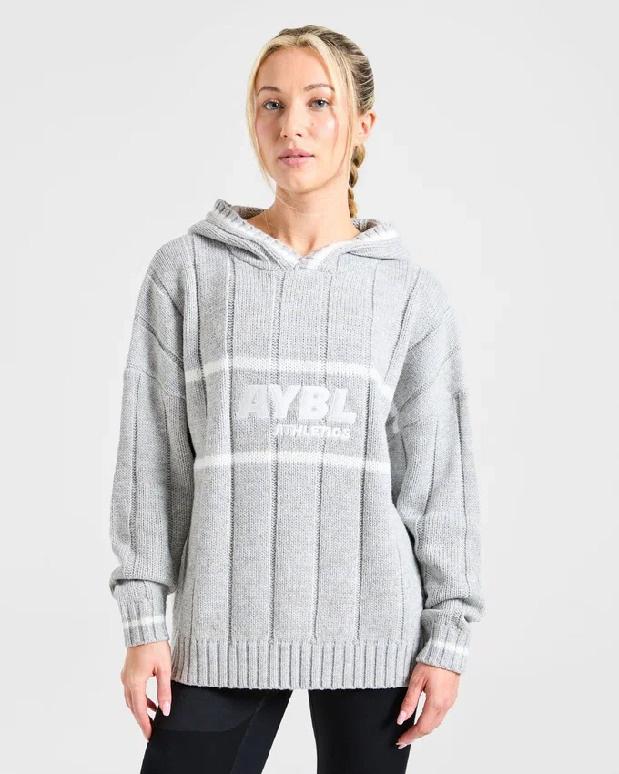Sweat à capuche oversize en maille Athletics