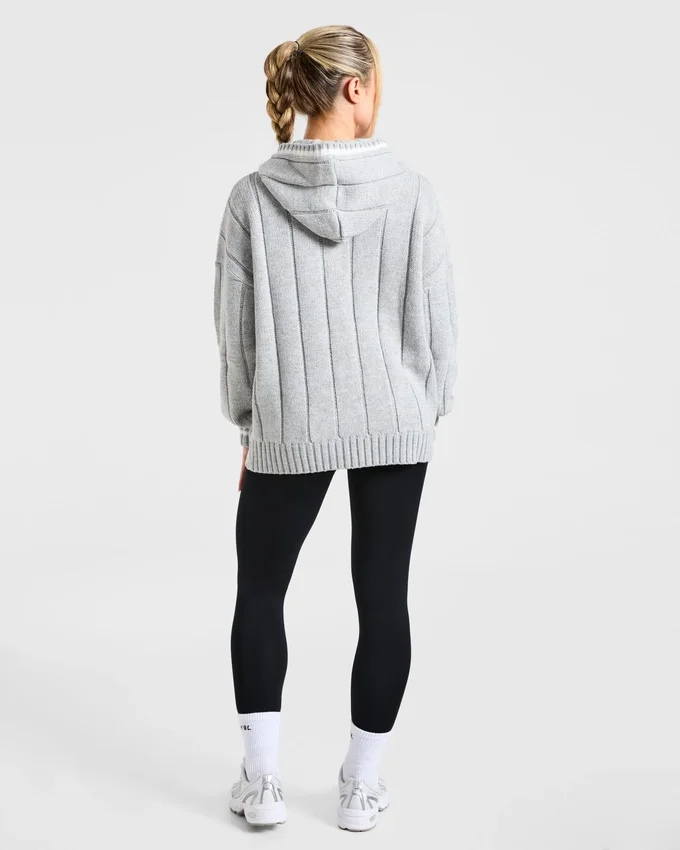Sweat à capuche oversize en maille Athletics