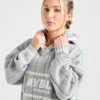 Sweat à capuche oversize en maille Athletics