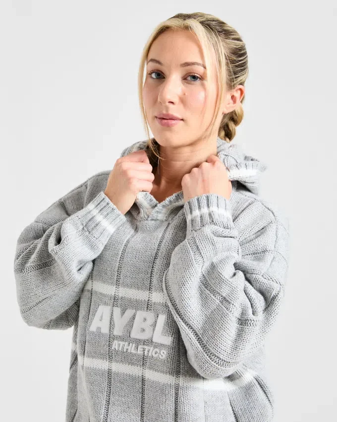 Sweat à capuche oversize en maille Athletics