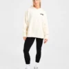 Sweat à capuche oversize en maille avec logo minimaliste « Varsity »