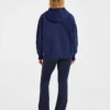 Sweat à capuche oversize en maille avec logo minimaliste « Varsity »