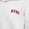 Sweat à capuche oversize en maille avec logo minimaliste « Varsity »