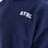 Sweat à capuche oversize en maille avec logo minimaliste « Varsity »