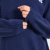 Sweat à capuche oversize en maille avec logo minimaliste « Varsity »