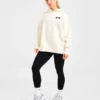Sweat à capuche oversize en maille avec logo minimaliste « Varsity »