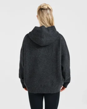 Sweat à capuche oversize en maille « Varsity »