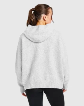 Sweat à capuche oversize en maille « Varsity »