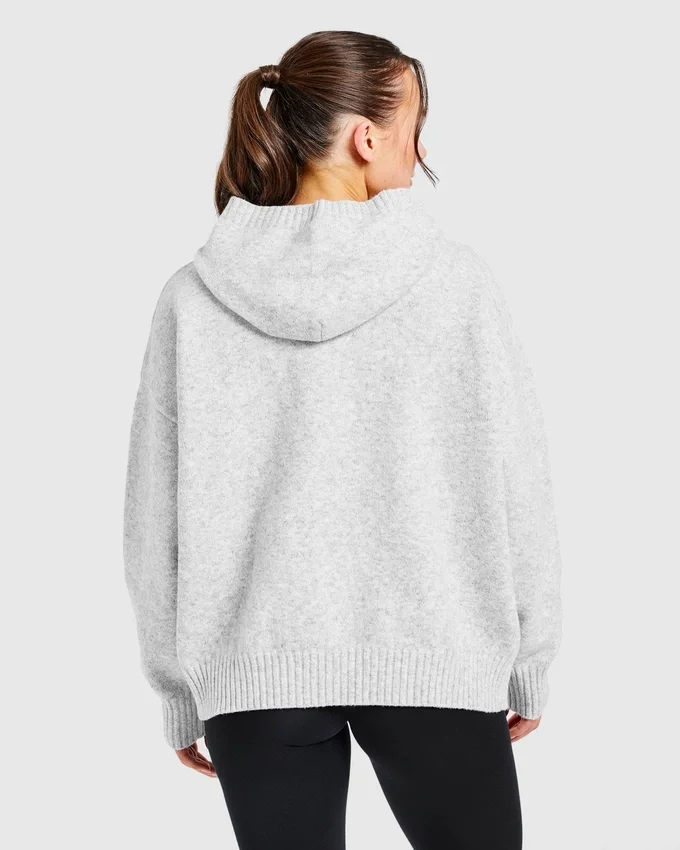 Sweat à capuche oversize en maille « Varsity »