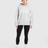 Sweat à capuche oversize en maille « Varsity »
