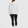 Sweat à capuche oversize en maille « Varsity »