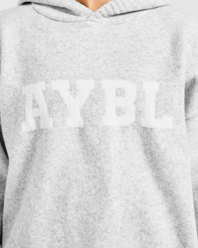 Sweat à capuche oversize en maille « Varsity »