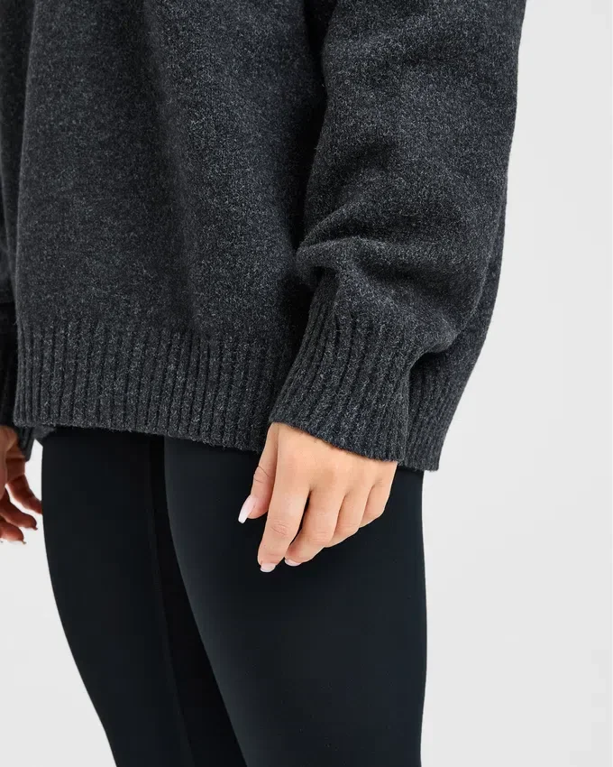 Sweat à capuche oversize en maille « Varsity »