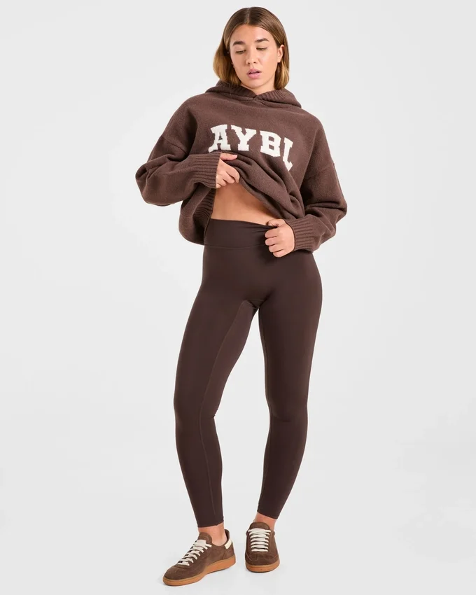 Sweat à capuche oversize en maille « Varsity »