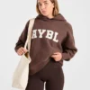 Sweat à capuche oversize en maille « Varsity »