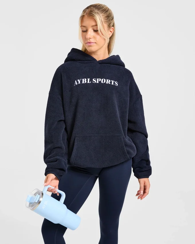 Sweat à capuche oversize en polaire AYBL Sports