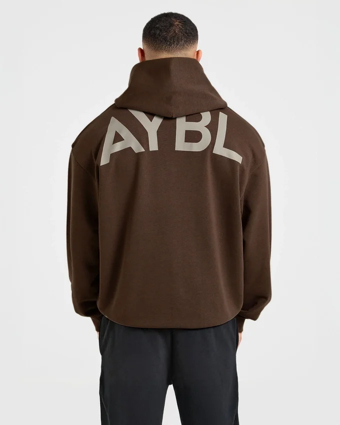 Sweat à capuche oversize Essential avec imprimé graphique