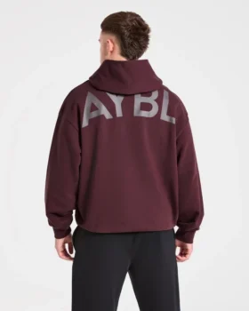 Sweat à capuche oversize Essential avec imprimé graphique