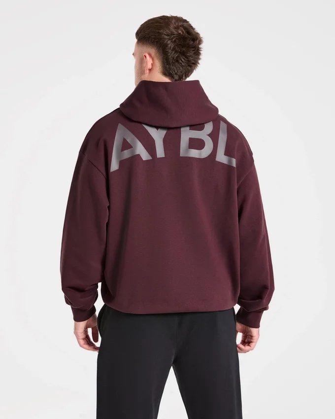 Sweat à capuche oversize Essential avec imprimé graphique