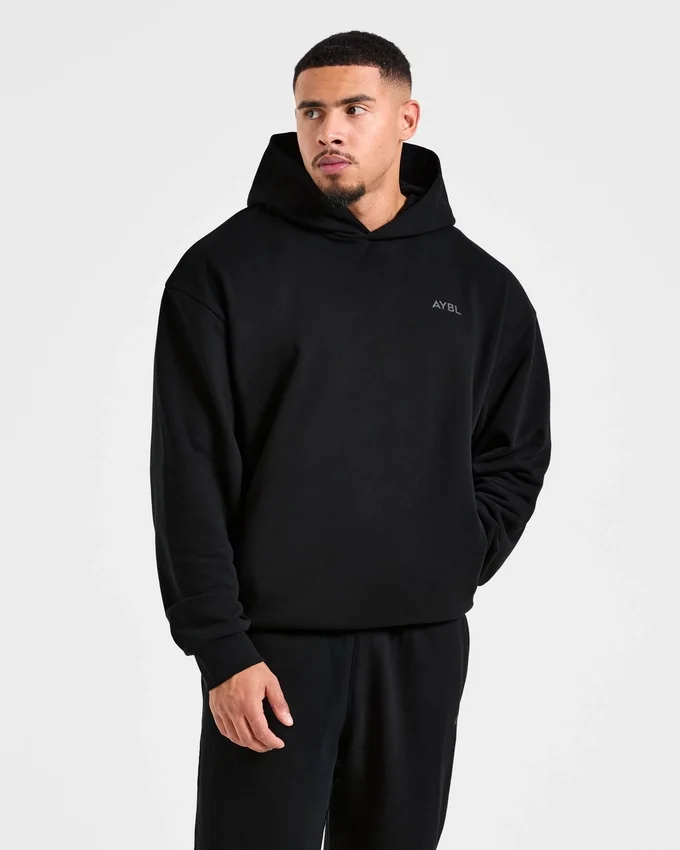 Sweat à capuche oversize Essential avec imprimé graphique