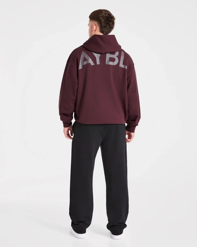 Sweat à capuche oversize Essential avec imprimé graphique