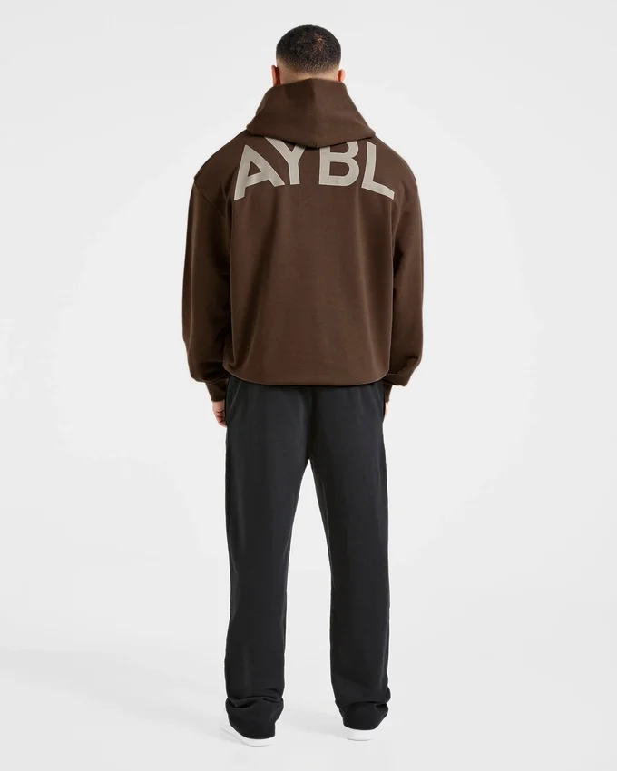 Sweat à capuche oversize Essential avec imprimé graphique